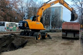 После частых провалов в Краснодаре решили отремонтировать улицу Московскую