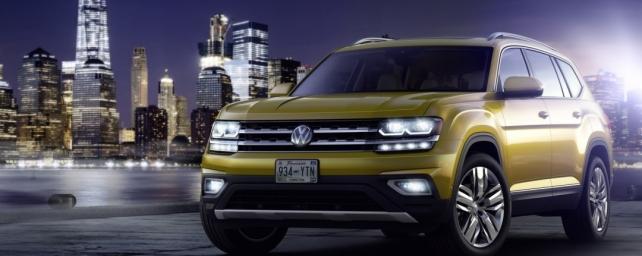 Кроссовер Volkswagen Atlas поступит на российский рынок в 2017 году