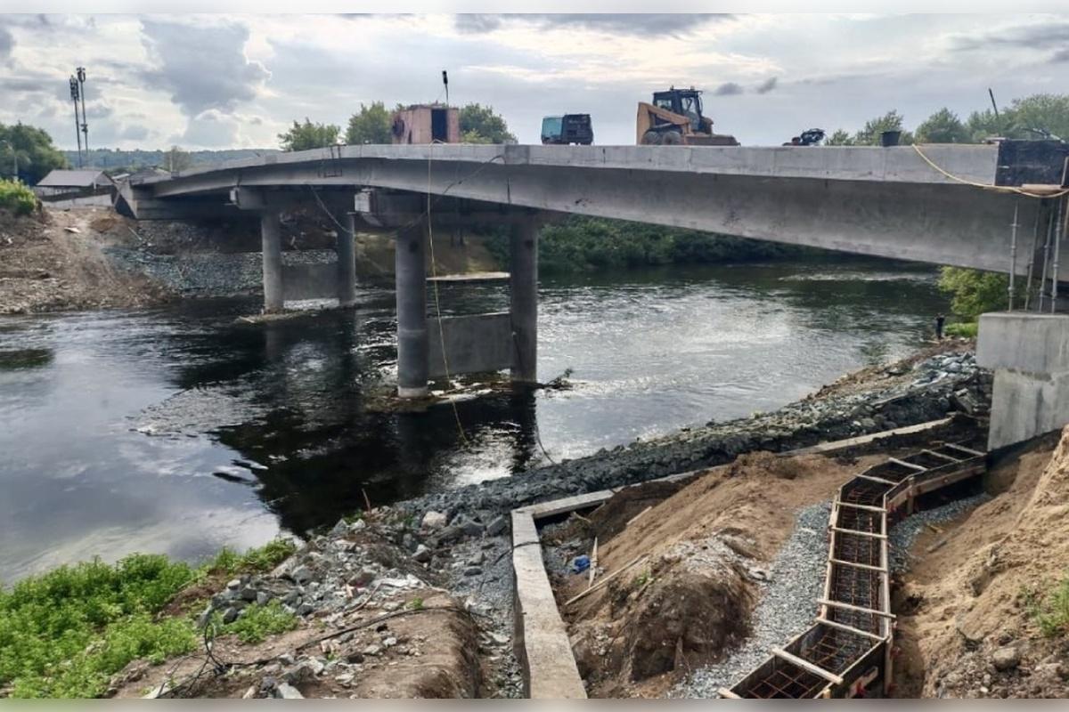 В Прикамье ремонтируют мост через реку Ирень
