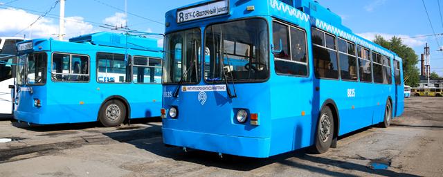 Шесть поступивших из Москвы троллейбусов вышли на маршруты №№ 7 и 8