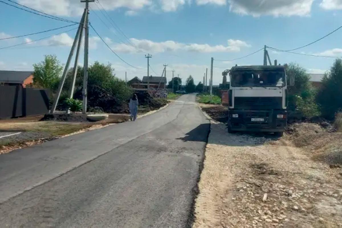 В Саранске начали асфальтировать улицу Мичурина