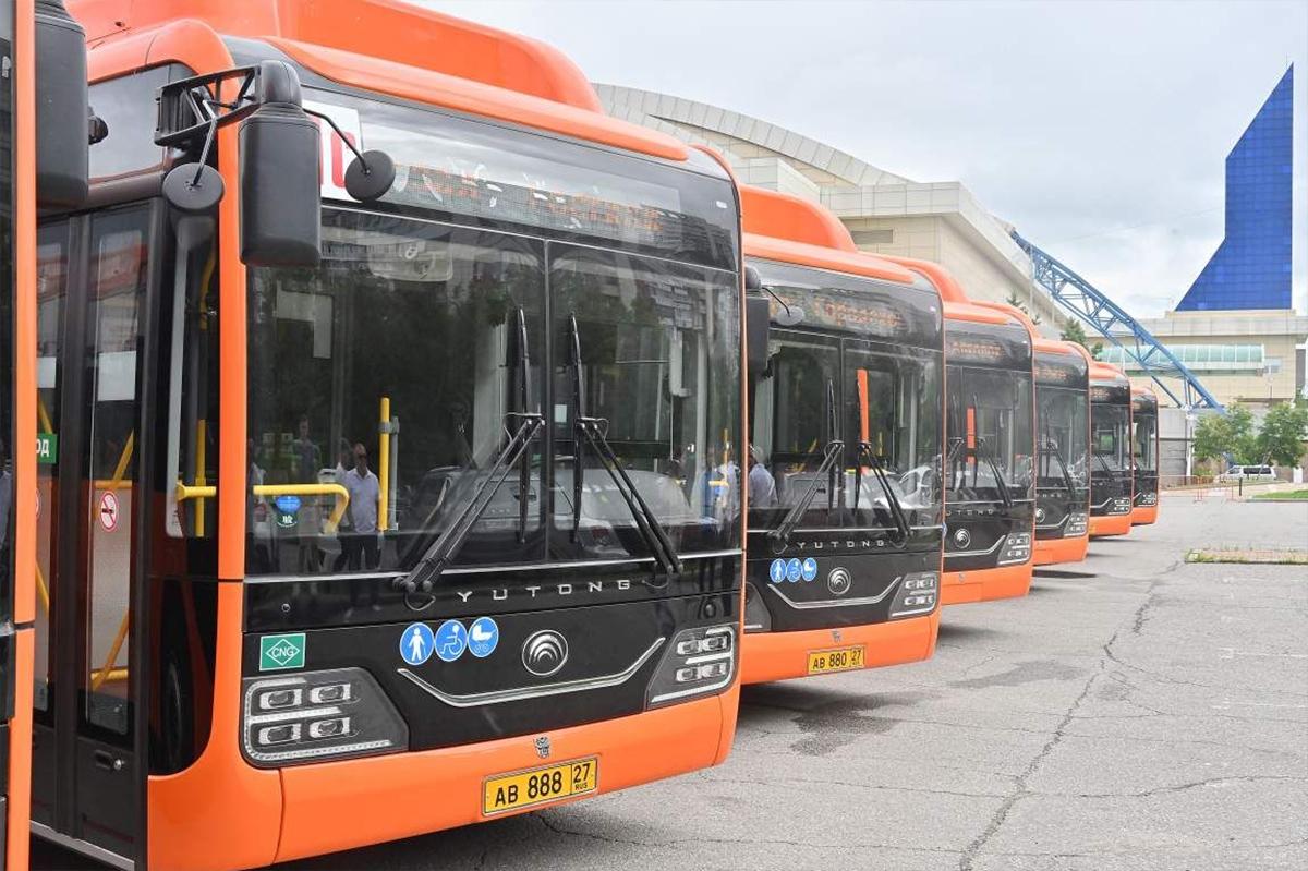 Вместо старых «гармошек»: Хабаровск получил 17 свежих автобусов для самых проблемных маршрутов