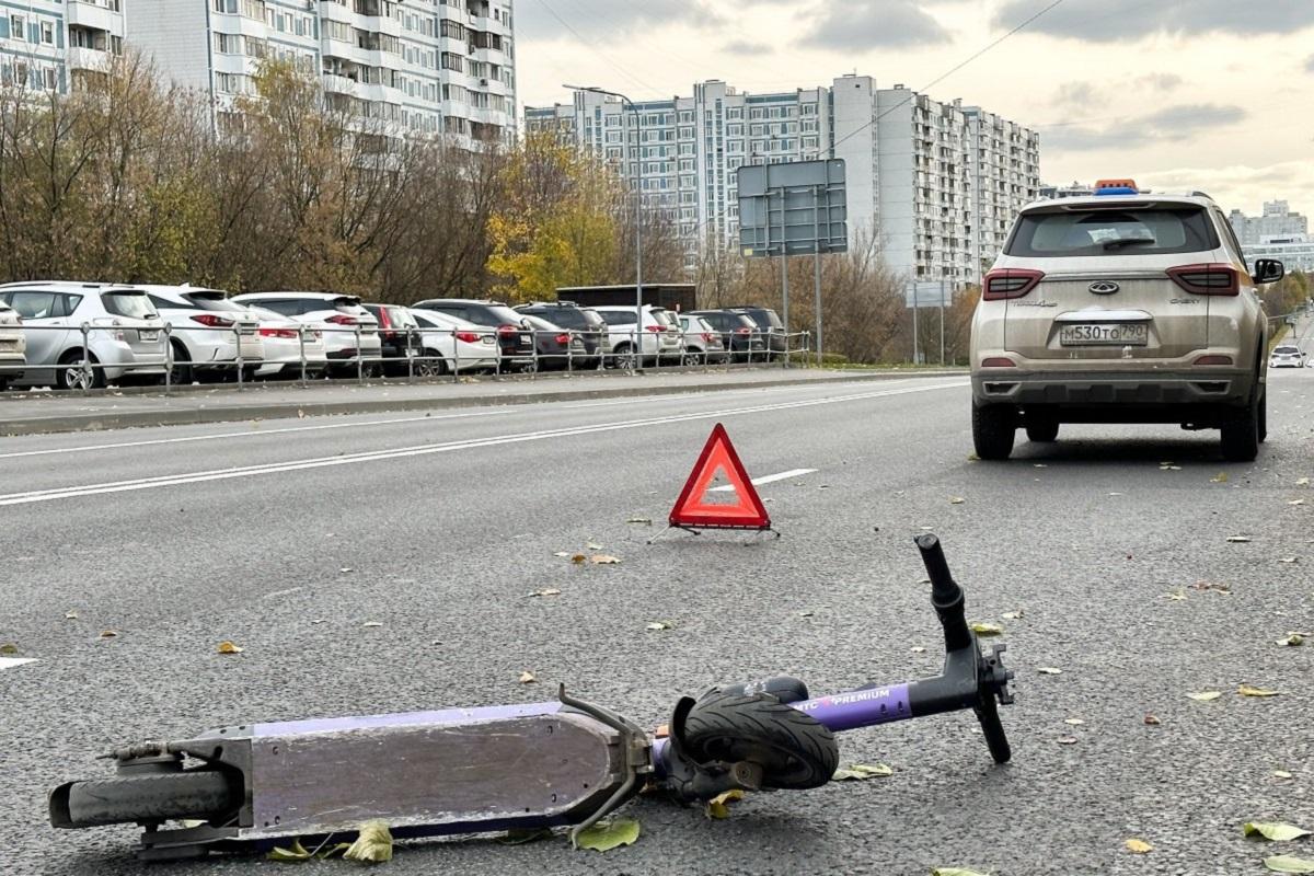 В Новосибирской области десятикратно возросло количество аварий с участием электросамокатов