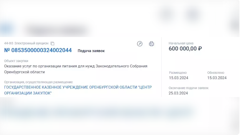 Оренбургские депутаты потратят 600 тысяч рублей из бюджета на банкеты