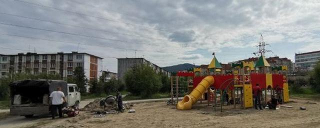 В Магадане появится новая детская площадка