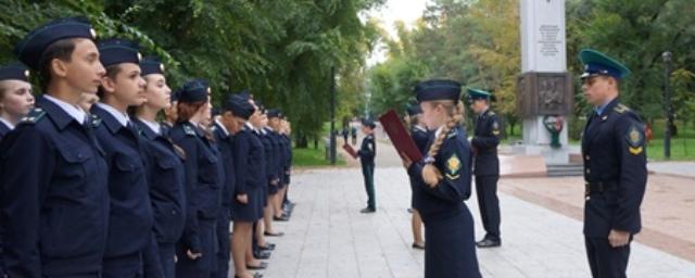 В Хабаровске принесли присягу кадеты школы №26