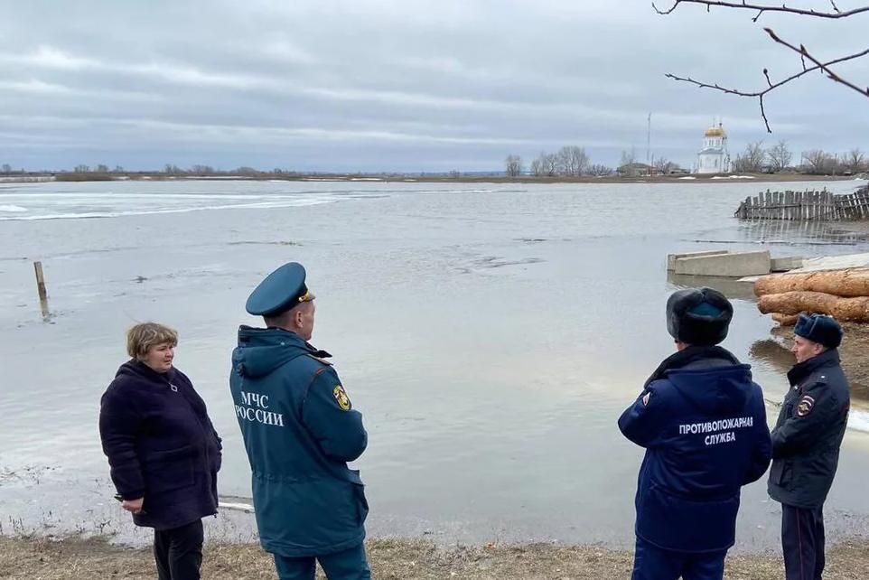 Уровень воды в Звериноголовском округе вырос более чем на метр