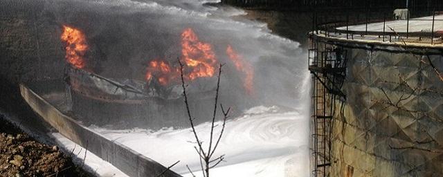 Губернатор Брянской области Богомаз: пожар, начавшийся в резервуаре с нефтью, локализован