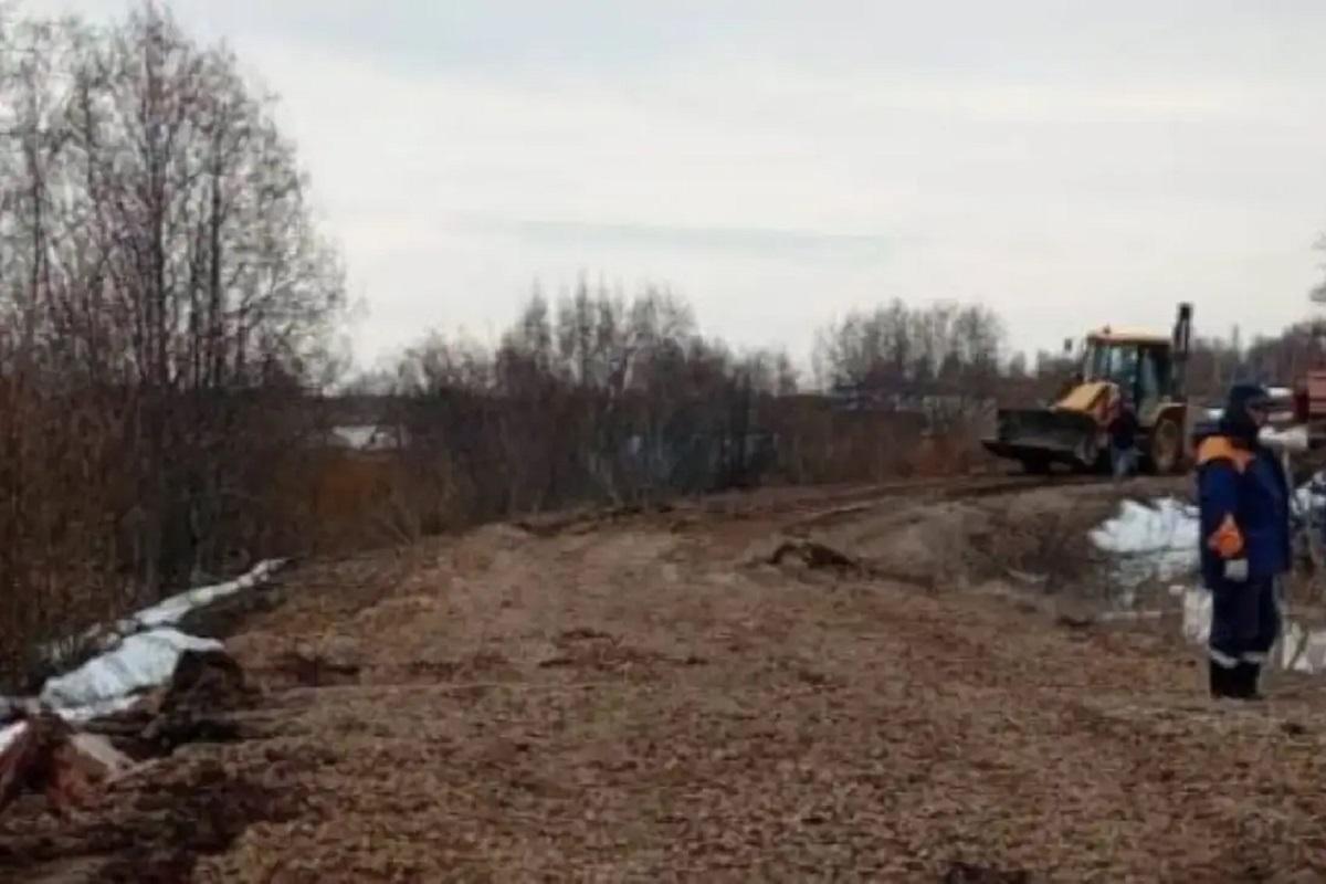 Размытую половодьем дорогу восстановили в Башкирии