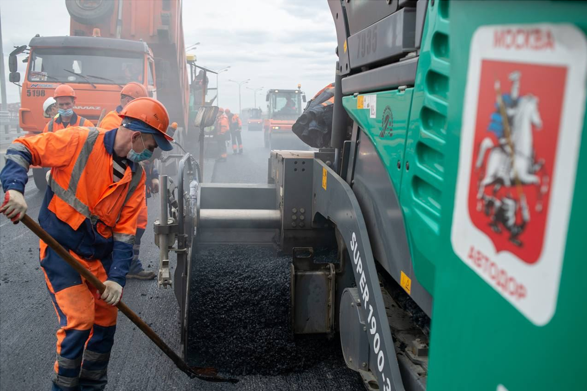 В Москве начали сезонный ремонт дорог