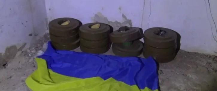 В Мелитополе найден схрон с минами и снарядами