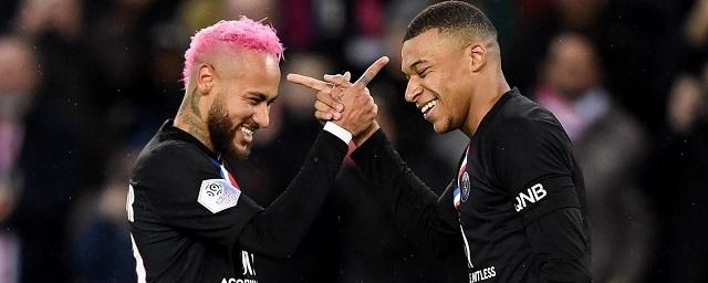 Во Франции клуб «ПСЖ» досрочно был объявлен чемпионом Лиги-1