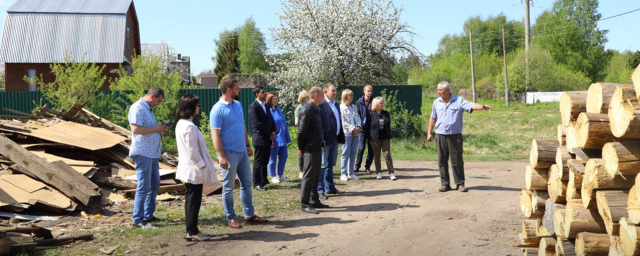 Замглавы г.о. Павловский Посад Андрей Морев осмотрел территории города