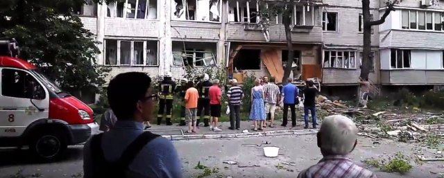 В Киеве произошел взрыв в жилом многоквартирном доме