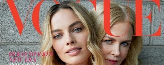 Николь Кидман и Марго Робби снялись для обложки журнала Vogue