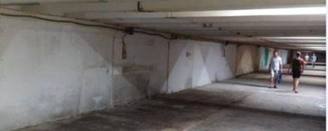 В подземном переходе у Дворца Спорта «Нагорный» демонтировали торговые ряды