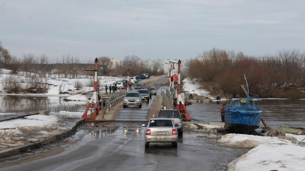 В Воронежской области возобновили движение по понтонному мосту