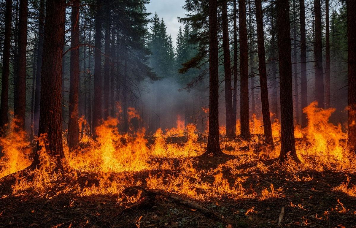 Налёт 60 дронов на Ростовскую область привёл к лесным пожарам