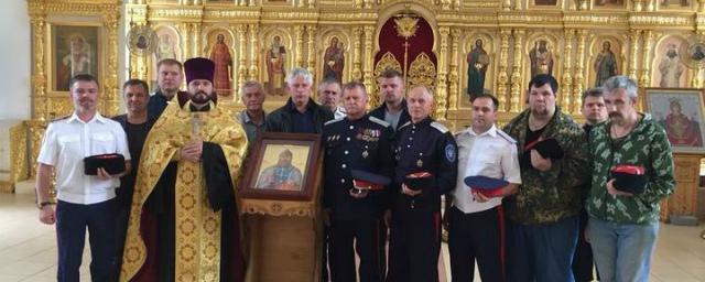 Икона Ильи Муромца будет защищать и сопровождать саратовских казаков