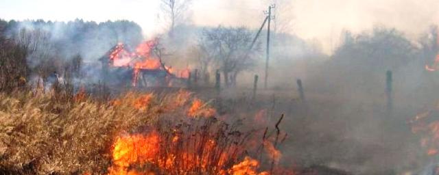 В Опаринском районе в поселке огонь уничтожил 10 домов