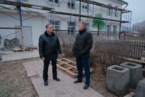 Спикер ЗС Кировской области Роман Береснев посетил объекты Оричевского района, ремонтируемые в рамках нацпроектов