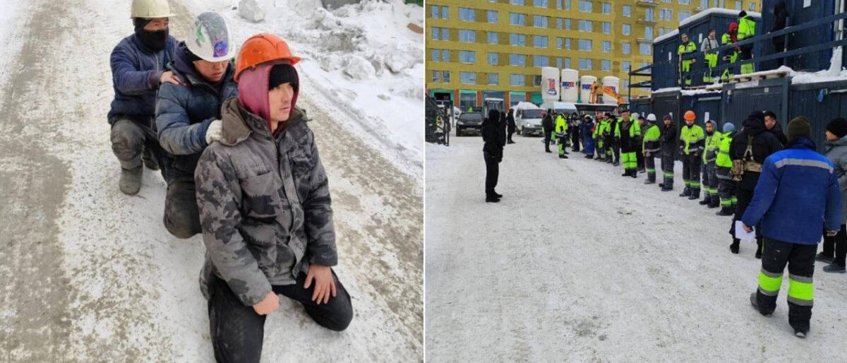 МИД Киргизии потребовал проверить свердловских силовиков, заставивших мигрантов ходить гуськом