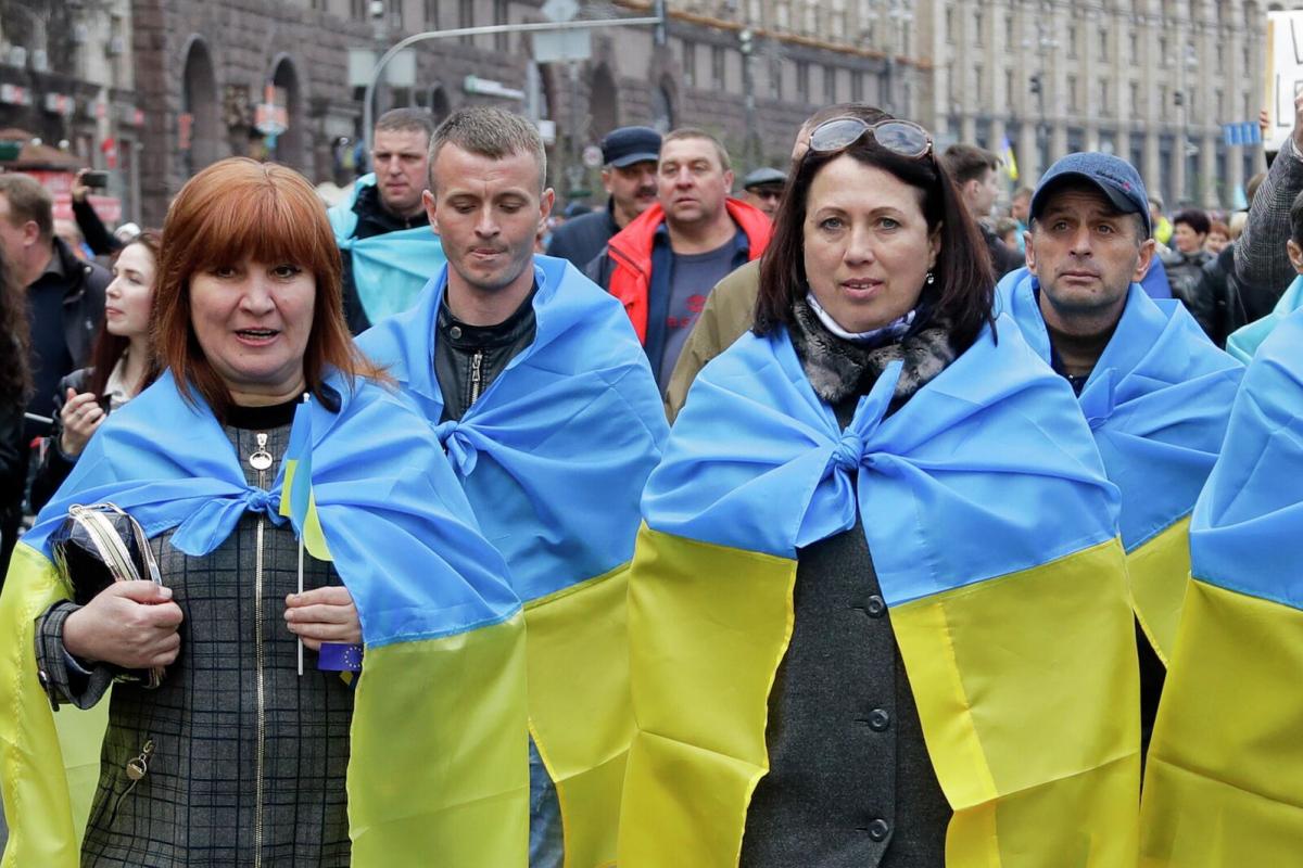 В Киеве прошел митинг с требованием демобилизации военных