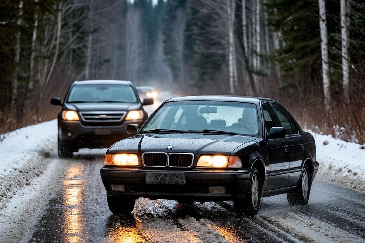 Сугроб как подушка безопасности: гонщик объяснил, почему в снегопад лучше целиться в кювет, чем в отбойник