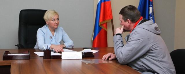 Кожевина провела личный прием граждан в Вологде