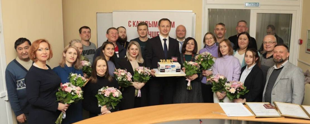 Глава г.о. Красногорск Дмитрий Волков поздравил коллектив КРТВ с юбилеем