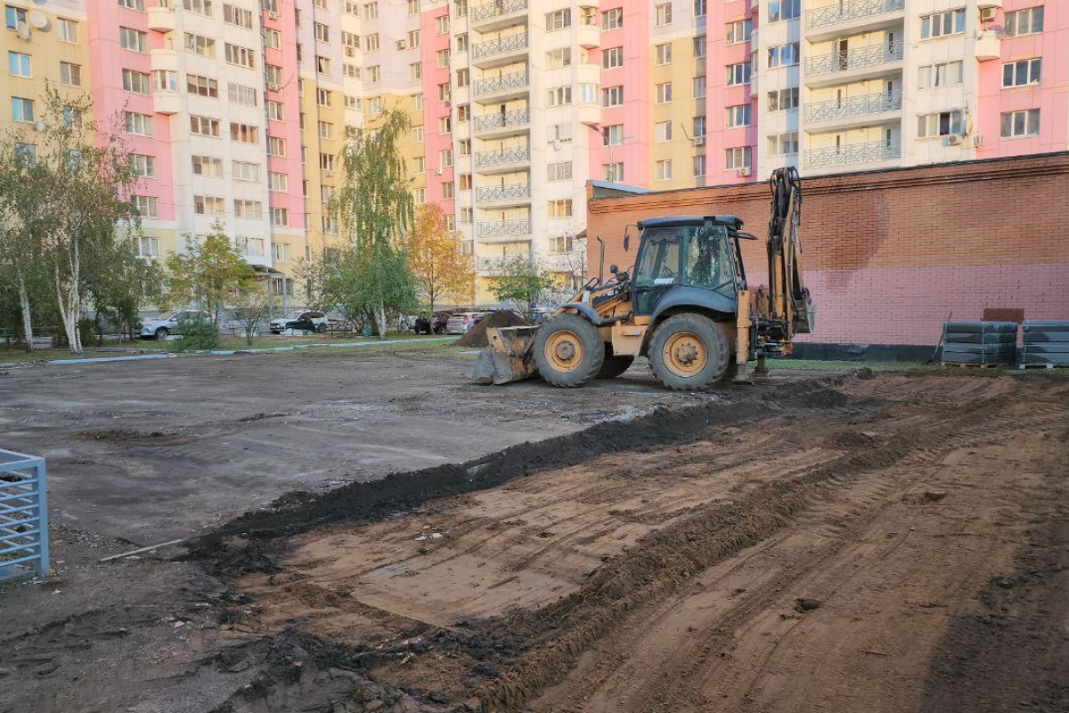 В Котельниках на Кузьминской улице смонтируют спортивную игровую площадку