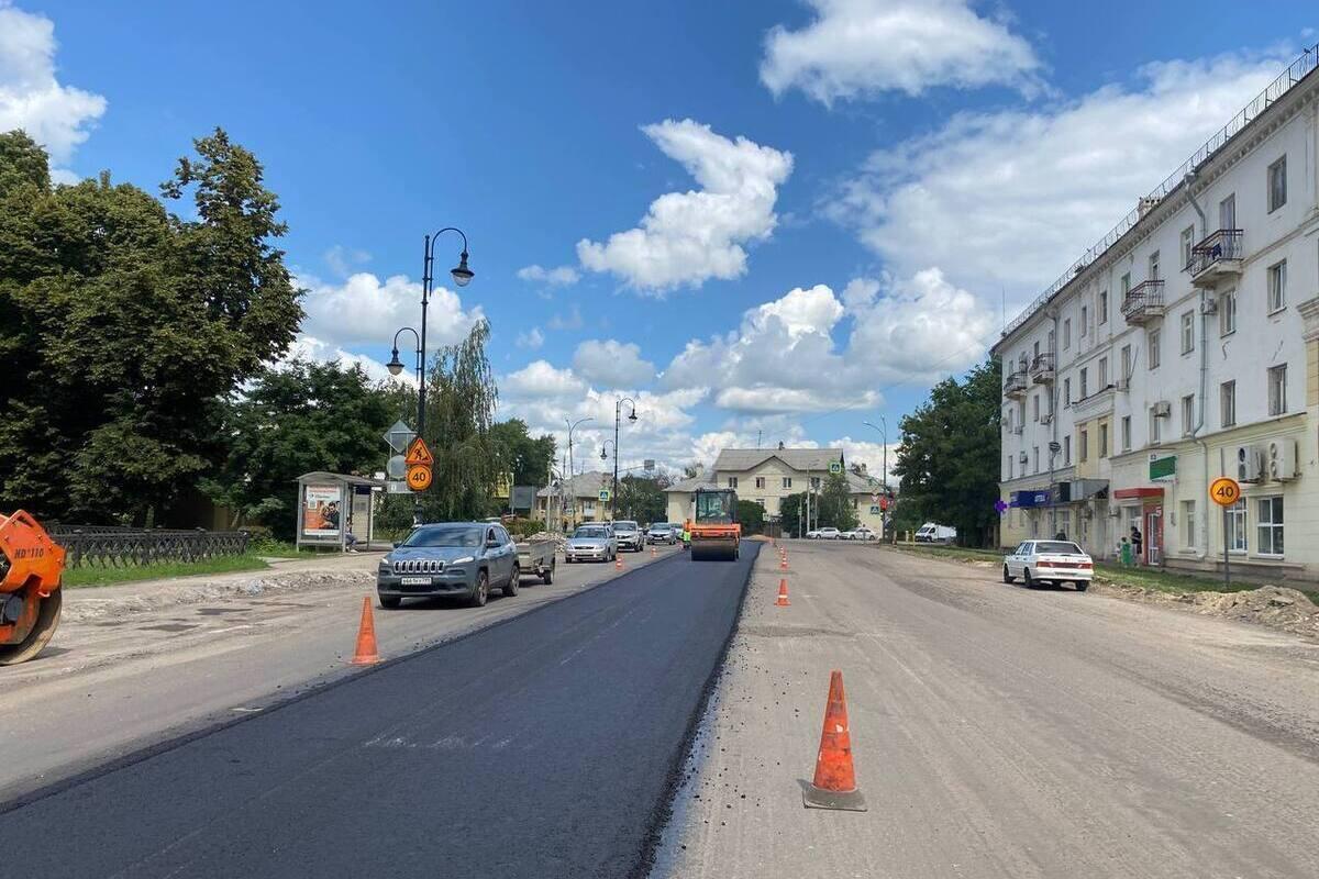 В Тамбове продлили сроки ремонта на улице Карла Маркса