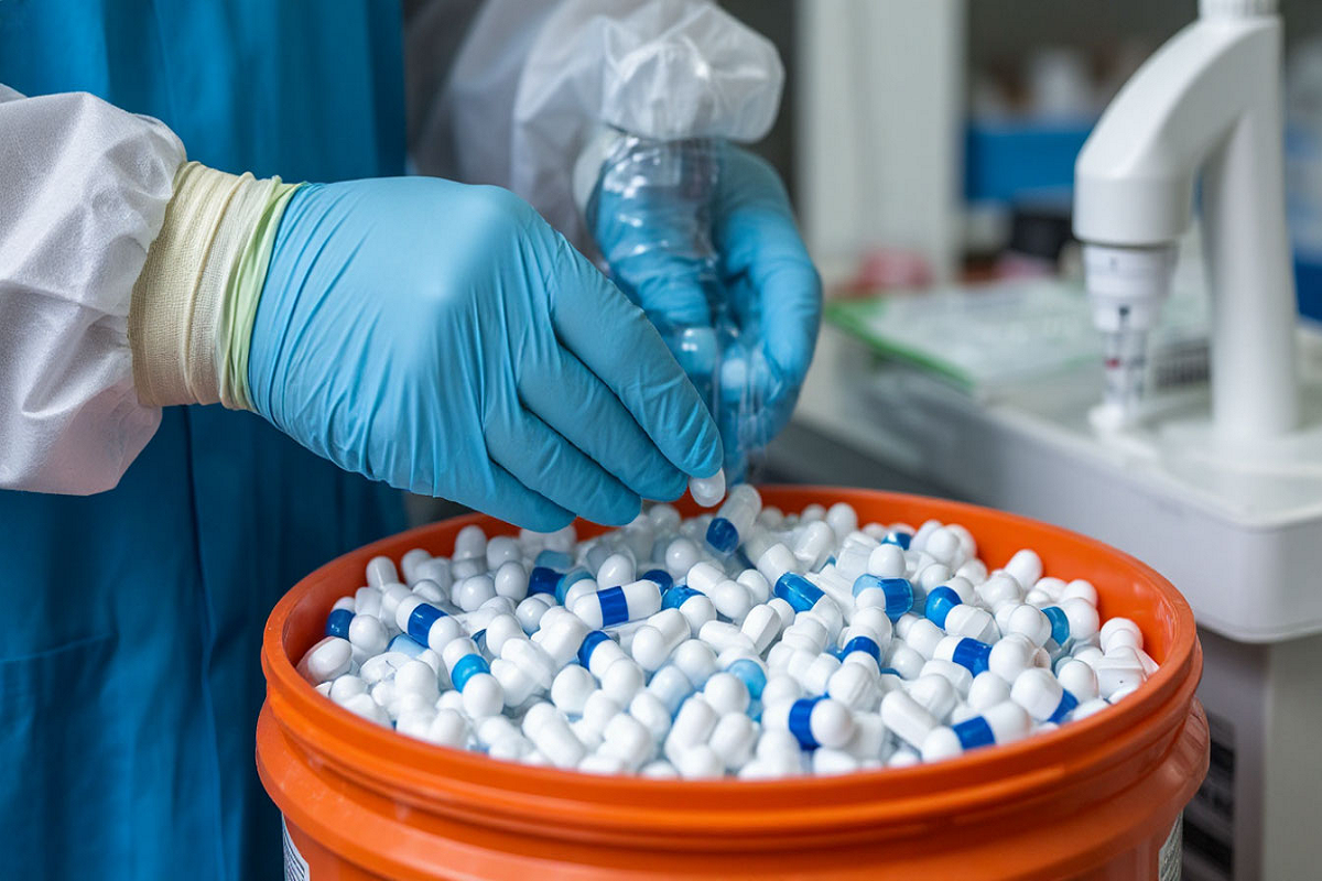 Россиянам напомнили, что медицинские препараты нежелательно выбрасывать в мусорные контейнеры