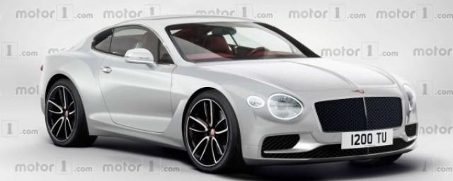 Дизайнеры опубликовали первые рендеры Bentley Continental GT 2018