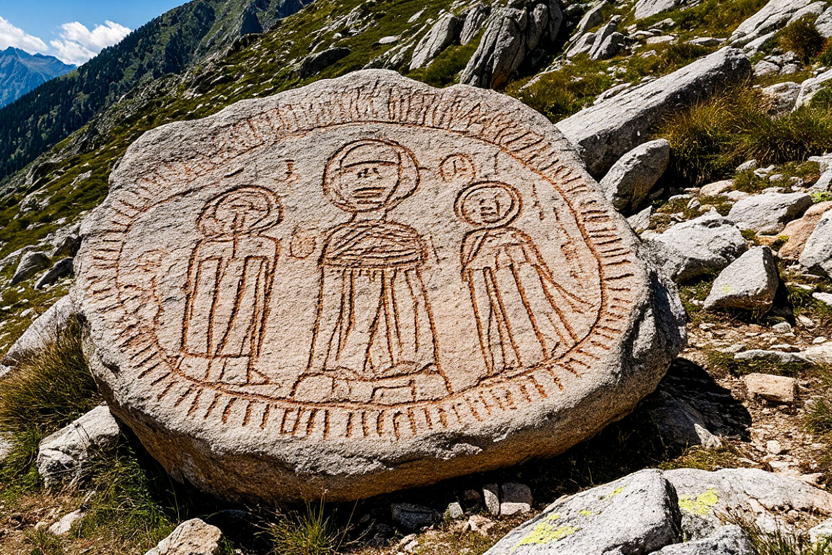 В Кыргызстане нашли ранее неизвестный памятник наскального искусства