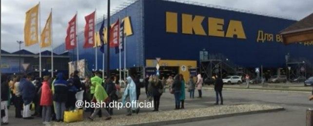 В Уфе из гипермаркета IKEA эвакуировали посетителей и персонал