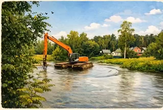 В 2026 году в Городском округе Пушкинский расчистят участок реки и два русловых водоема