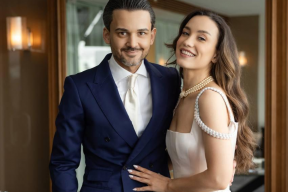 Виктория Дайнеко призналась, что дочерей нового мужа на свадьбе не хватало