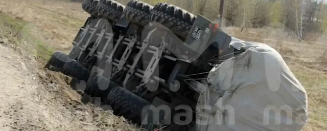 В Тульской области перевернулся ЗРК С-400