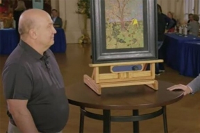 American man found a valuable painting after buying a box at a garage sale