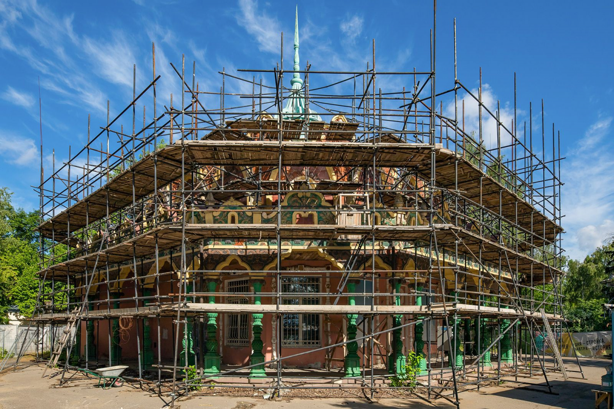 Павильон «Главтабак» на ВДНХ возвращает утраченные элементы в ходе реставрации