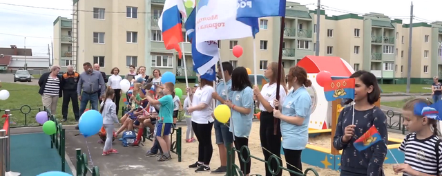 В Старой Купавне на Фабричном шоссе открыли детскую площадку по программе губернатора