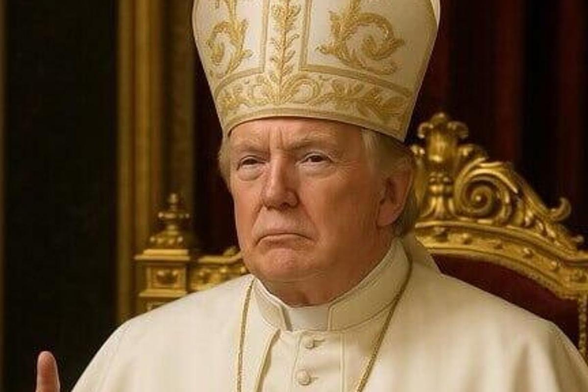 Трамп разместил фото в образе папы римского, вызвав широкий резонанс