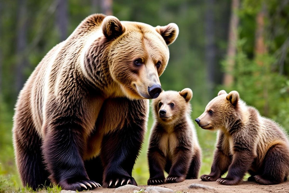 Медведица ранила бегуна в Словакии, защищая потомство