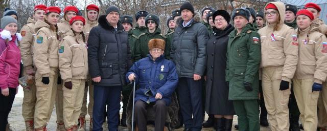 Под Рязанью состоялся парад для одного ветерана