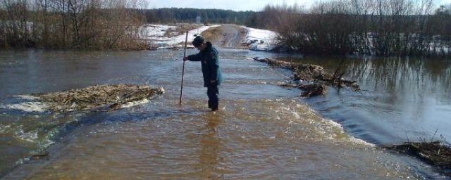 В Рязанской области один мост остается подтопленным