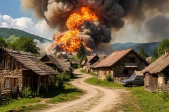 Минобороны РФ: ночью дронами поражён таможенно-логистический центр «Копылов логистик парк» под Киевом