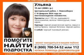 Полиция разыскивает 15-летнюю Ульяну Ким, пропавшую в Новосибирске после посещения парикмахерской