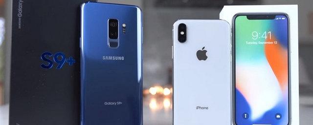 Samsung высмеял iPhone X в своей рекламе