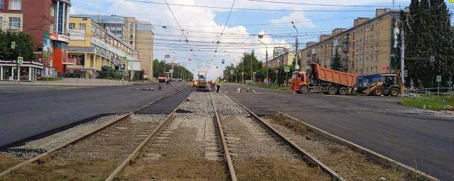 На улице Кирова в Ижевске отремонтируют трамвайные пути